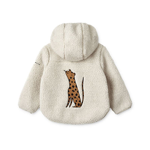Куртка плюшевая LIEWOOD "Mara Leopard", песочная